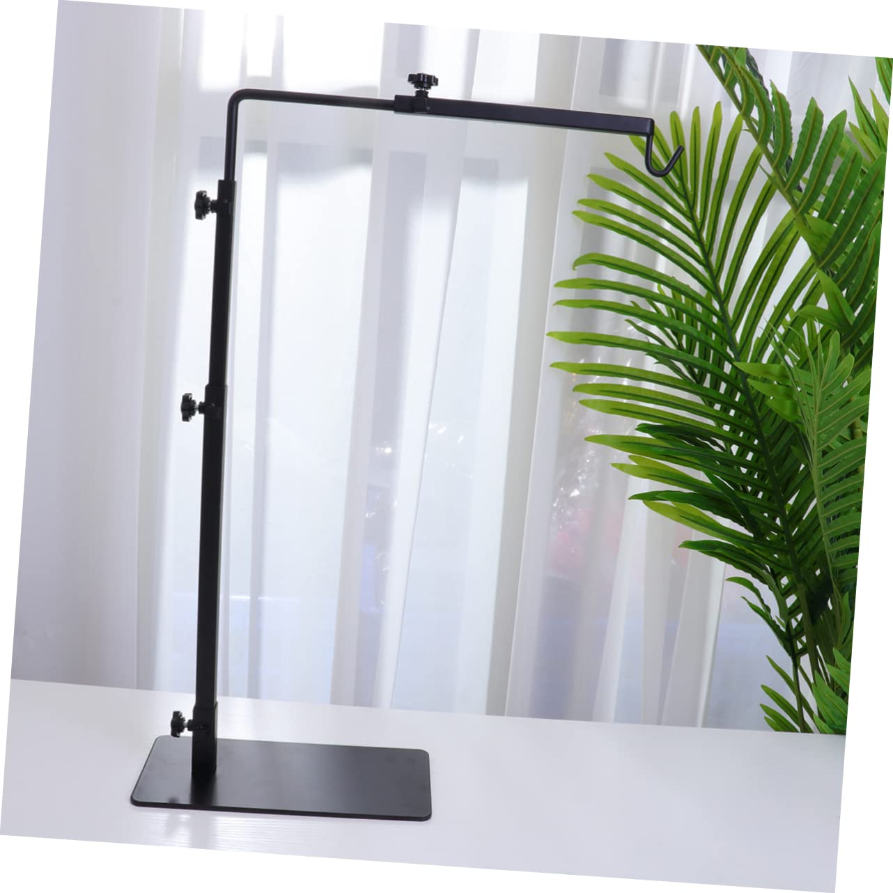 Didiseaon Supporto Lampada Riscaldante per Tartarughe Rettili in Ferro Nero | Acquario e Fish Tank, Struttura Alta per Luce di Basking, Adatto a Terrario Tartarughe Terra