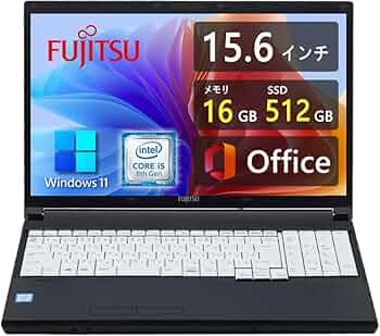 Amazon.co.jp: 【整備済み品】15.6インチ大画面FUJITSU LIFEBOOK