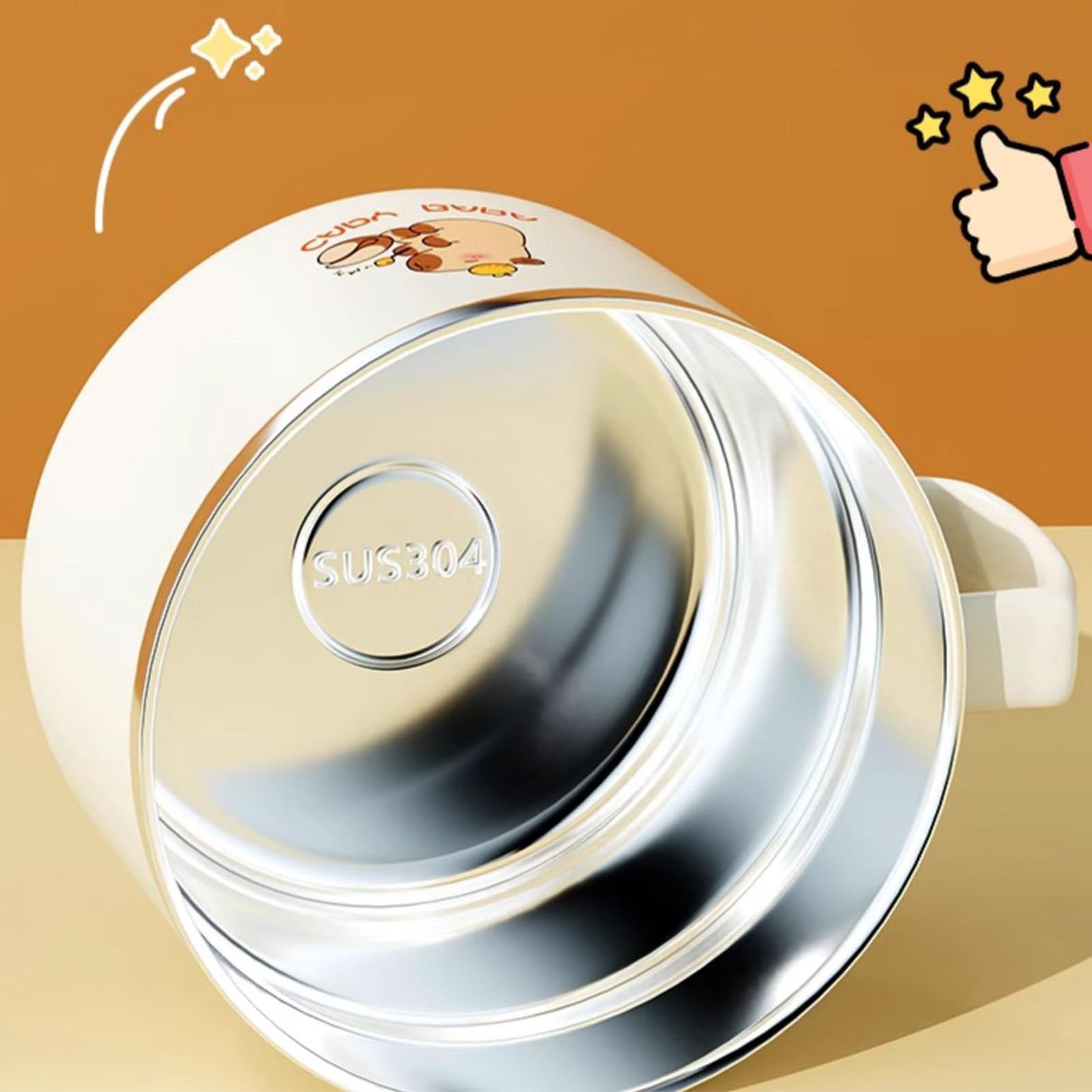 Juego De Tazón De , Adorable Diseño De Capybara, 1150 g, Cuenco De | Cocina Versátil, Plato De Sopa De Fideos Capybara, Diseño Portátil Ligero Para Sopa Fideos, Ensalada, Cereales