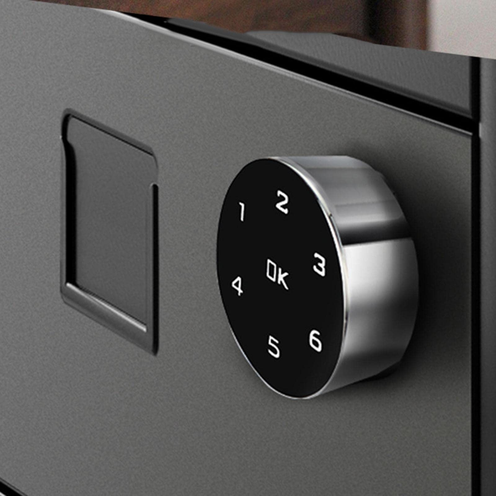 Smart Elektronisches Schloss Möbelschloss Tastenschloss Digital Code Verriegelung Legierung Material Passwortfunktion mit Usb Anschluss für