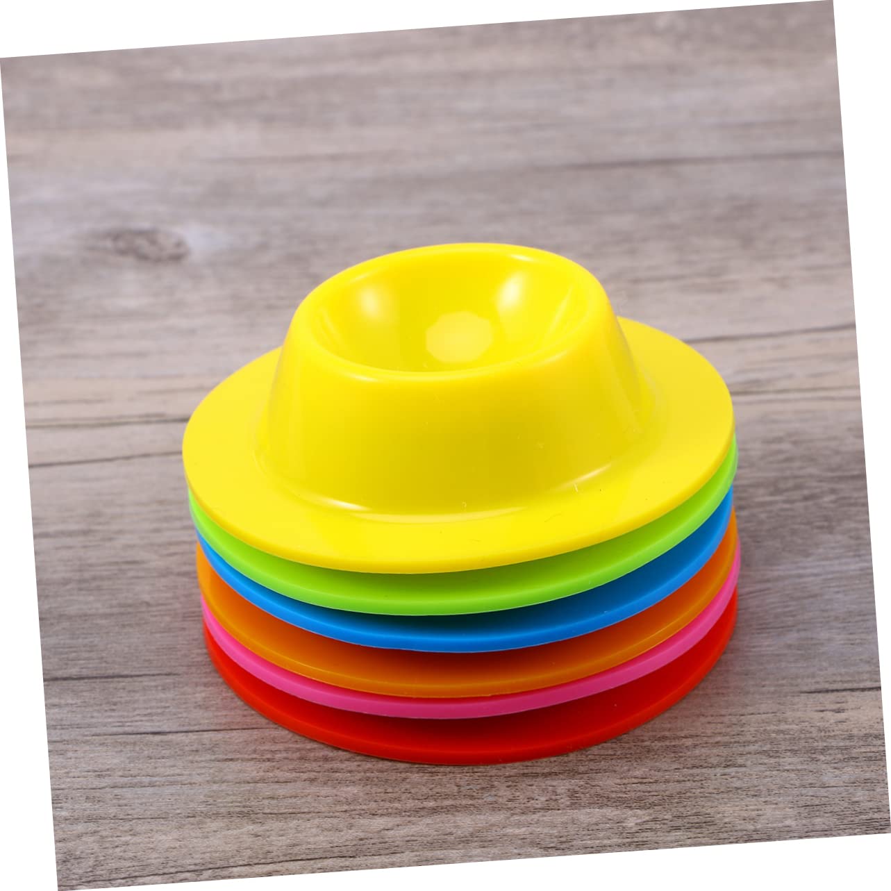 Amosfun 18 Pcs Porte-Oeufs Ustensiles De Cuisine pour Pocheuses à Œufs Cuiseur à Oeufs Pochés Mini Coquetiers Porte-coquetier Coquetier Oeuf Stand D'oeufs Coquetier en Silicone