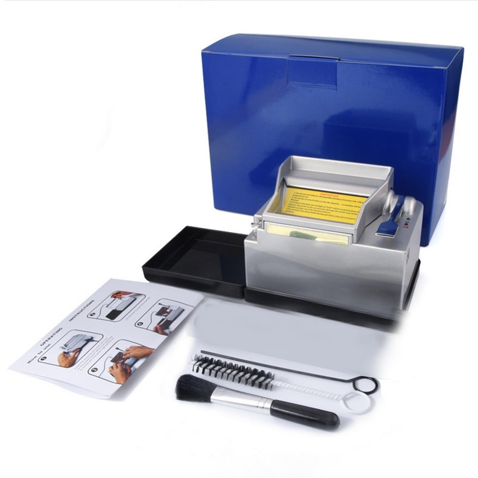 Macchina elettrica per rollare sigarette, completamente automatica, modello 8.0, con custodia, indicatore luminoso, regalo per marito e papà, design leggero e resistente