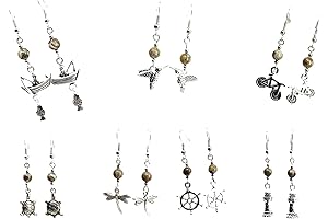 Petoskey Stone Jewelry: Natural Fossils on Handcrafted Earrings