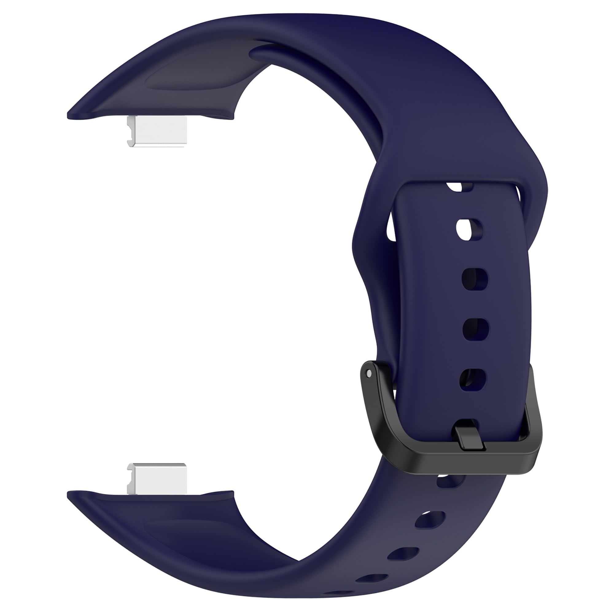 Wisely Adjustable Silicon Band Strap for Redmi Watch Move Watch Silicone Replacement Band Bracelet, Blue
