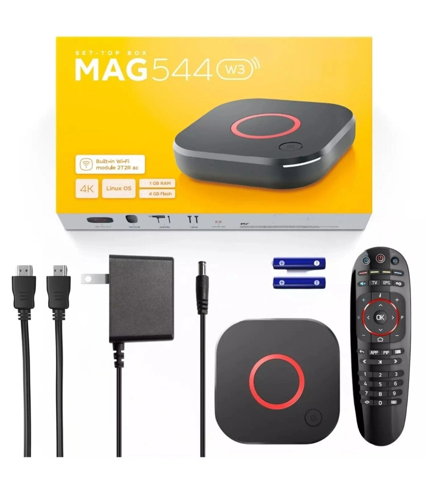 Genuine Mag 544W3 4K, Built-in Dual Band 2.4G/5G WiFi Mag544W3 Faster Than mag 540w3 and mag 524w3 for Support: https://t.me/theorangestore