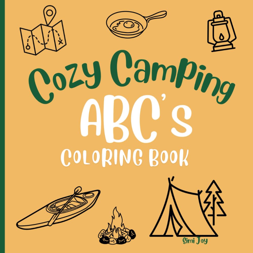Cozy Friends Coloring Book Camping