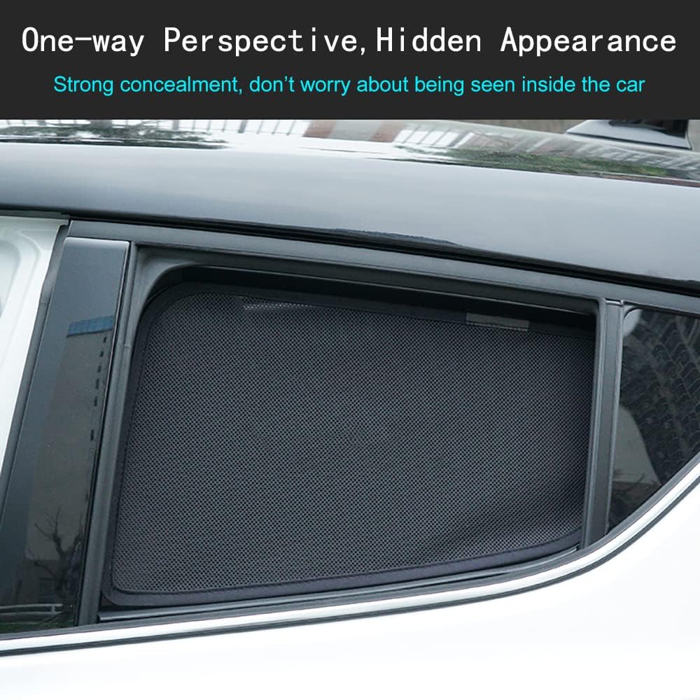 Car Window Sunshades Fit for Toyota Corolla 2020 2021 2022,Custom Fit Magnetic Windshield Sun Shade Rear Side Window Covers UV Rays and Heat Protection,Black(4 PCS)