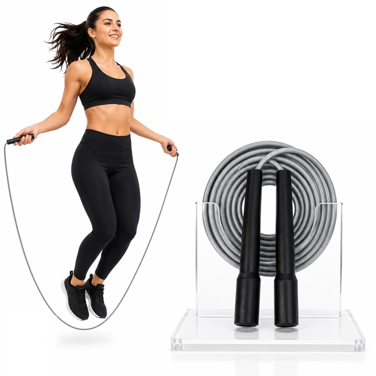 Jump Rope For Men Gym Women Kids Adjustable Freestyle Skipping Rope-image-46