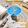 Vidéoprojecteur 4K Supporté 1500 ANSI 38000 Lumen avec Google TV Officiel, Netflix Youtube, Auto Focus, WiFi 6 Bluetooth 5.3, Contrôle Vocal, Rotatif 360°, Home Cinéma Salon et Chambre