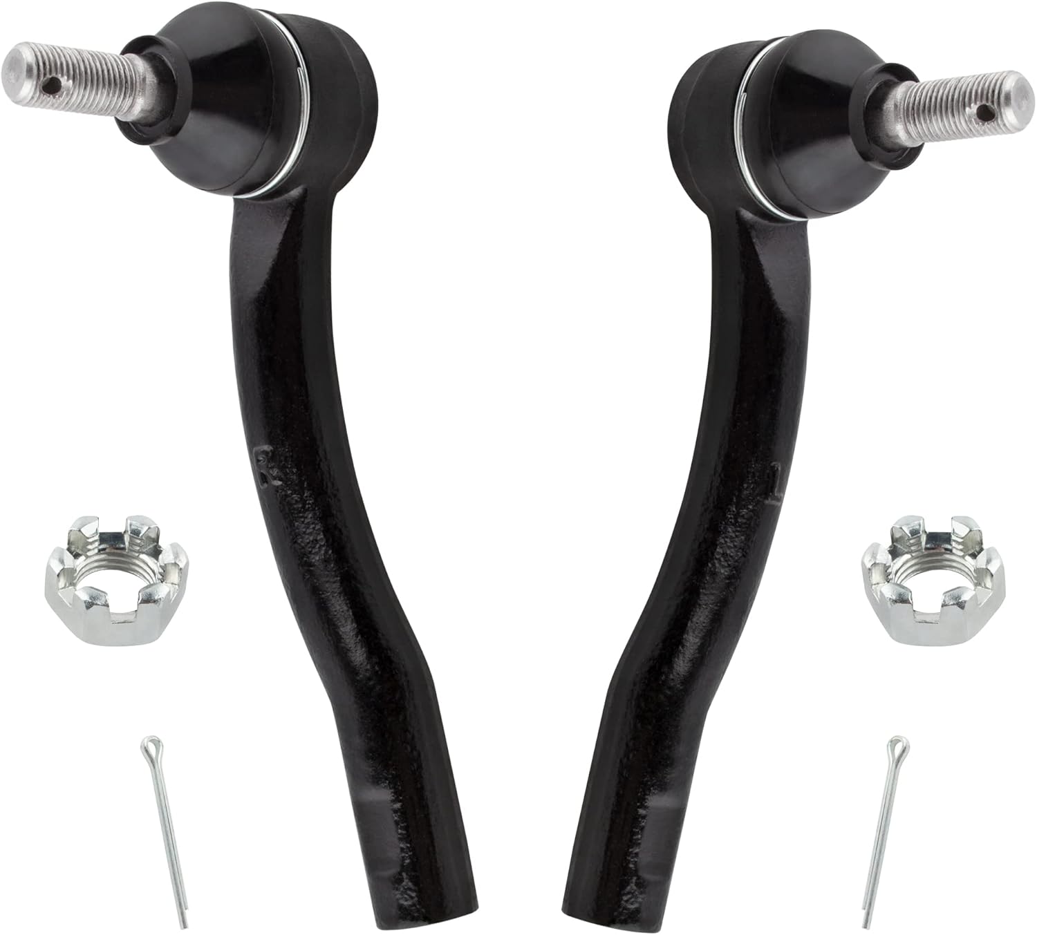 BOXI 2pcs Front Outer Tie Rods Fit for Toyota Corolla 2003 2004 2005 2006 2007 2008 Sedan 4-Door 1.8L | ES80432 ES80431