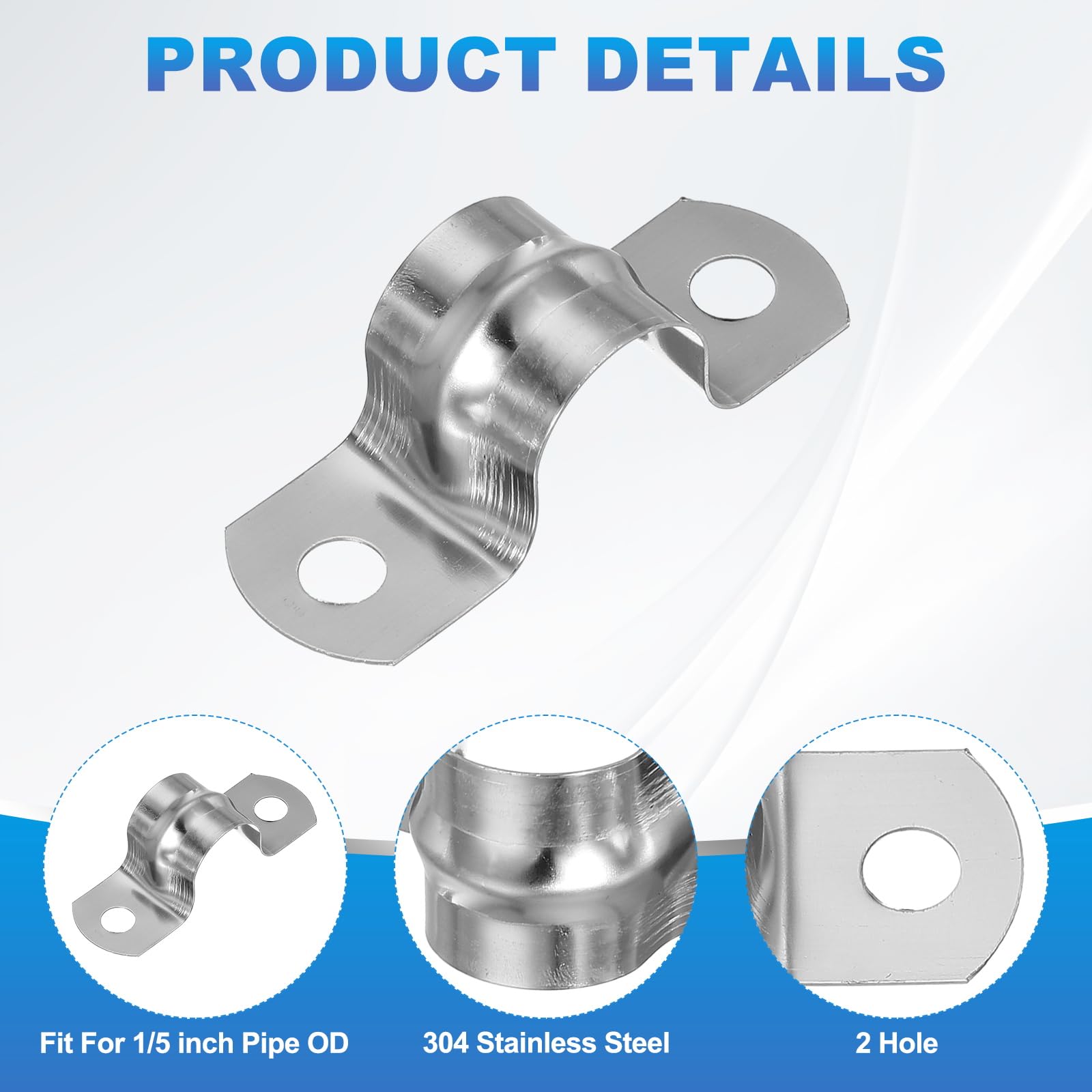 PATIKIL 16mm Rigid Pipe Strap - Image 3