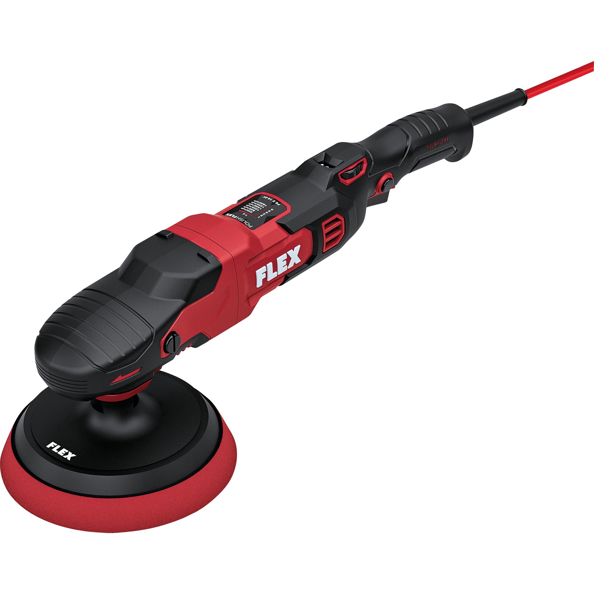 Flex Pulidora rotativa PE 2 14-EC C (1400 W, velocidad de ralentí 550-18000 1/min, sistema de 2 pasos, con motor sin escobillas, pulidora) 532985