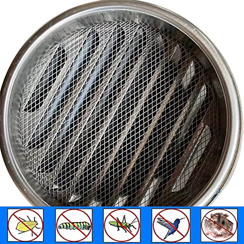 Cubierta de ventilación redonda de 80 mm para extractor externo de cocina y baño 6