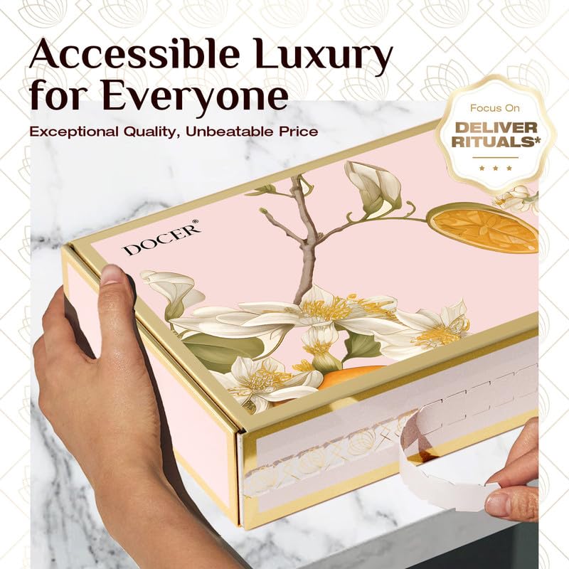 Miniatura 8 de Regalo de spa para mujeres, regalos de agradecimiento para profesores, DOCER de lujo, 8 piezas, aroma de spa, pasión, tango, 2024, cestas de regalo