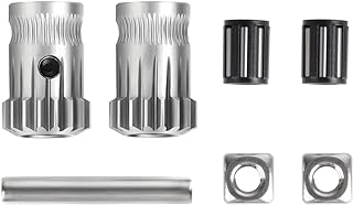UniTak3D Dual Drive Extruder Gear Replacement Stainless Steel Extrusion Wheels for,Ender 3 V2,Ender 3 Pro,Ender 3,Prusa i3 MK2/MK3 3D Printer Double Geared Extruders