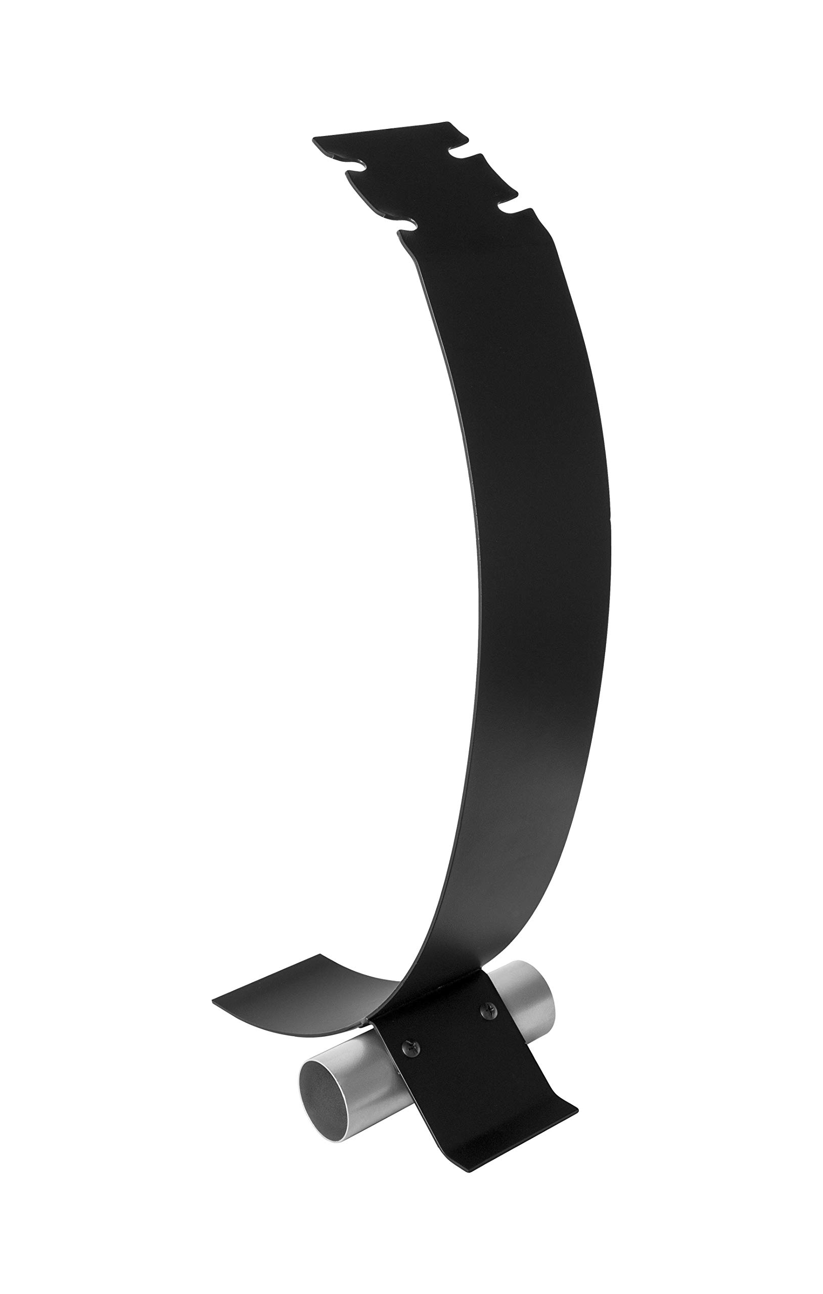 ADGO - Set di attrezzi per camino, 5 pezzi, stile moderno, poker, pennello, paletta, pinza, supporto in acciaio INOX, colore: Nero
