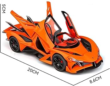 APOLLO 1st COLOR LIMITED BIG SIZE 展示品 Scale Finished Model Car 1:24 For Apollo IE Apollo Project EVO