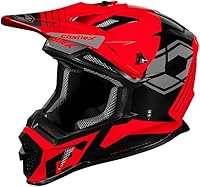 Vista 9 de Castle X CX200 Sector Moto Casco (negro - pequeño)
