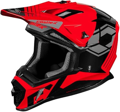 Vista 22 de Castle X CX200 - Casco Moto (negro mate, mediano)