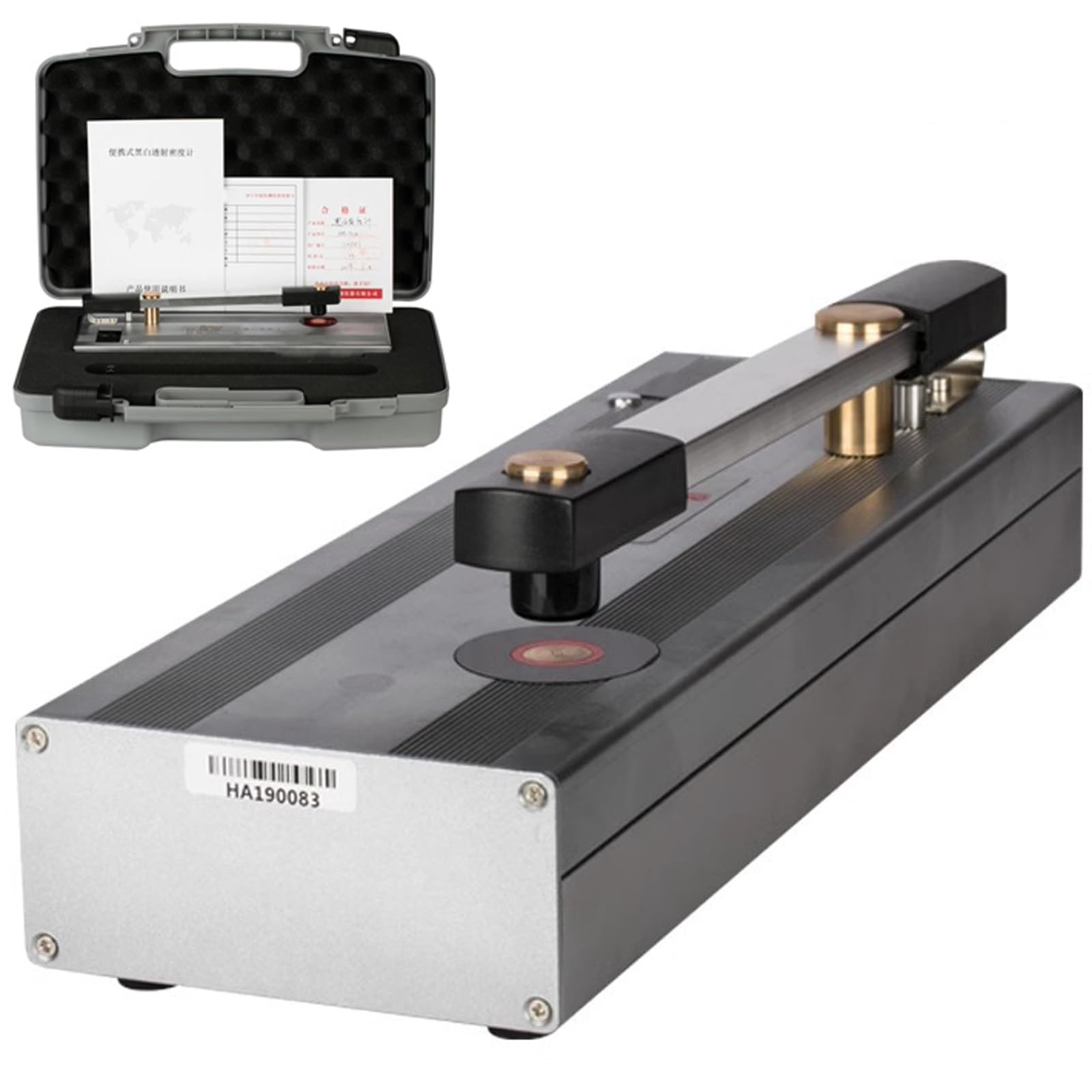 FHRKA Portable Film Transmission Density Meter, Digital Black and White Transmittance Densitometer with LCD Display,for Films Printing (5.0D)