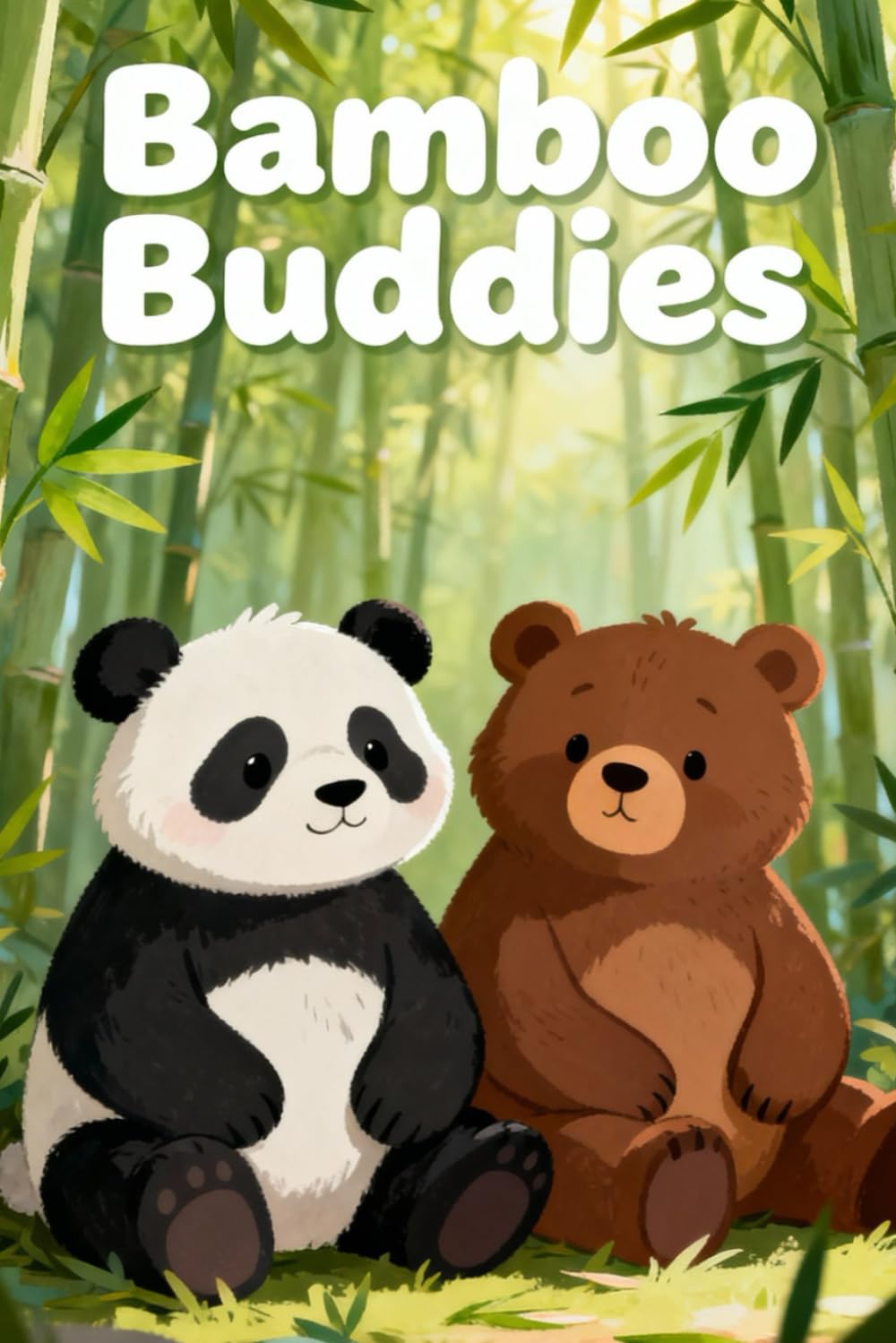 Bamboo Buddies: Cute Coloring Adventures for Little Hands