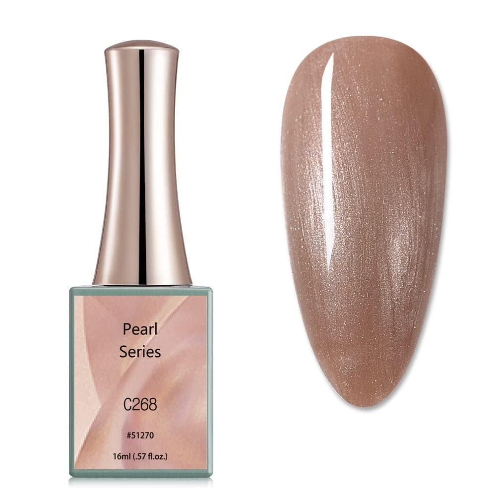 CANNI 16ml Gel Large Bottle Pearl Series Gel nail polish shining color gel Soak off Varnish Need UV Light to Cure the VU Gel Polish C268-image-16