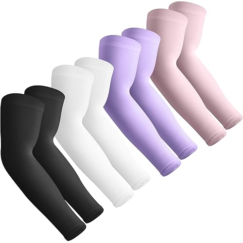 Aegend Sun Protection Cooling Arm Sleeves Compression - Tattoo Cover up - Sun Sleeves for Men Women Youth