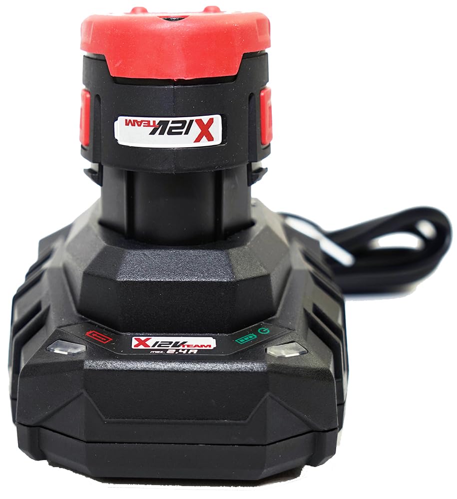 HEADNMORE® Bundle Parkside® - Juego de baterías (12 V, 2 Ah, 2 baterías, 12 A4, 2 Ah, incluye cargador PLGK 12 A3 y llavero HEADNMORE)
