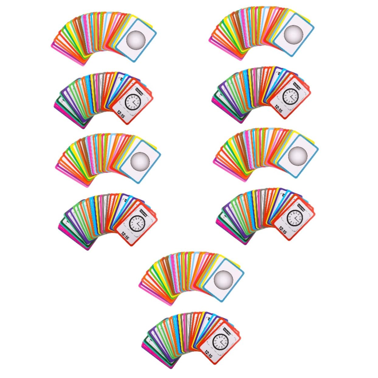 10 Sets early education cards hooked on phonics clock flash cards learning flash cards phonics flash cards educational toys for kids infant animal teaching aids coated paper