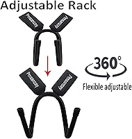 Vista 2 de Pmsanzay Gancho de cubierta de 2 unidades, soporte profesional para patineta, longboard y monopatín eléctrico Universalmente compatible