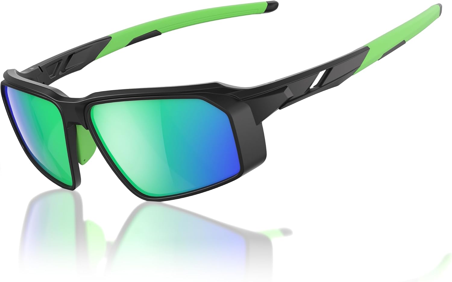suoso Polarized Sports Sunglasses for Men: UV400 Protection Wrap Around Women Sun Glasses for Fishing Golf Running TR90
