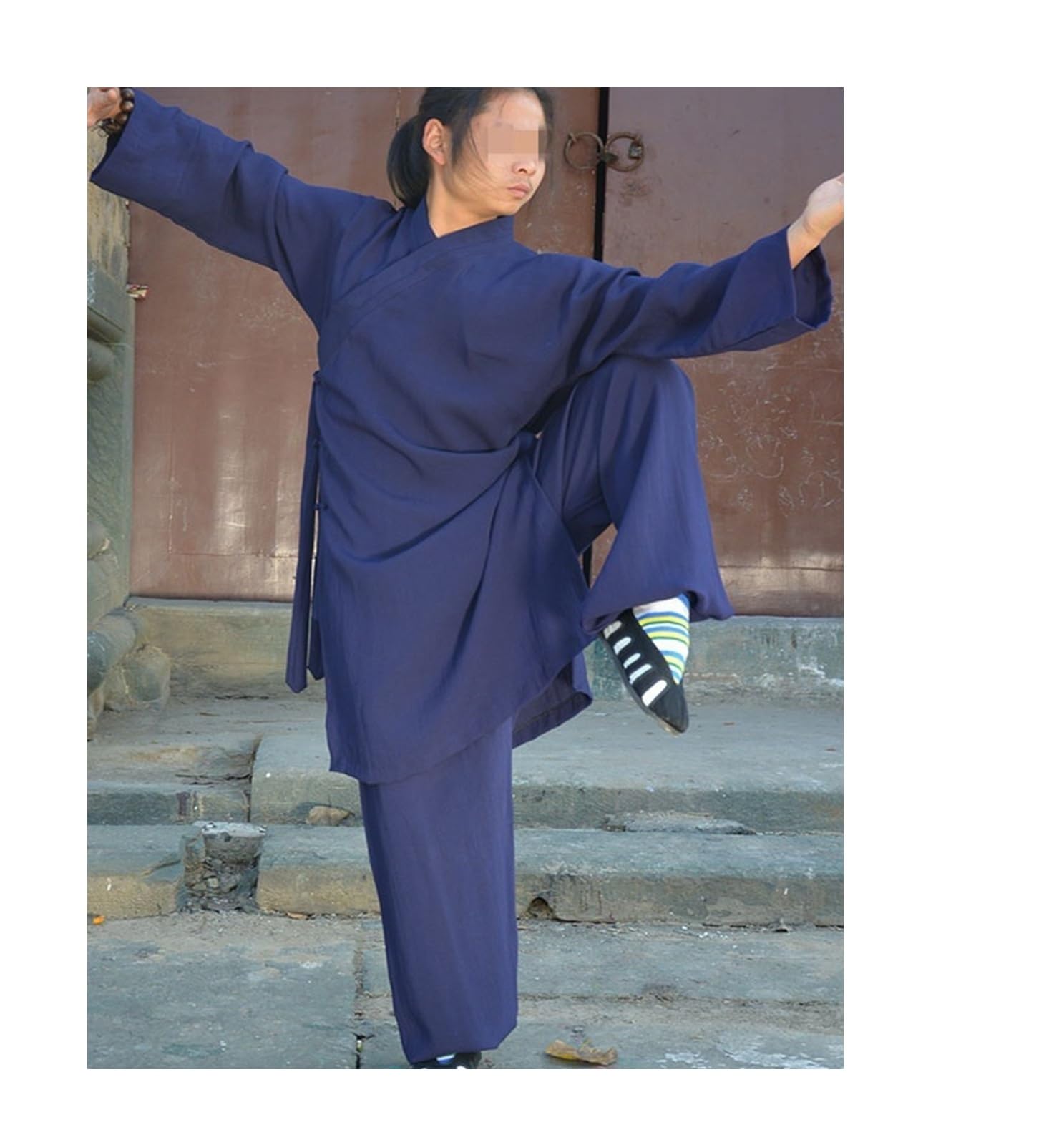 Chinesische Wudang Taoist Kung Fu Uniform Tai Chi Robe Shaolin Mönch Roben Kampfkunst Leinen Set für Männer