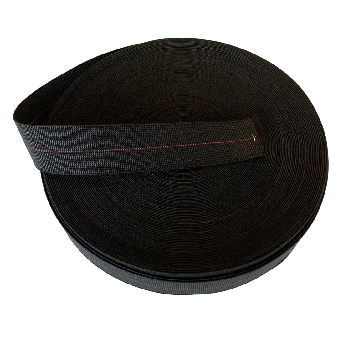 10 Metre - 50mm Wide / 10% Stretch MASTA Upholstery Seating Chair Webbing Elasticated - 10m