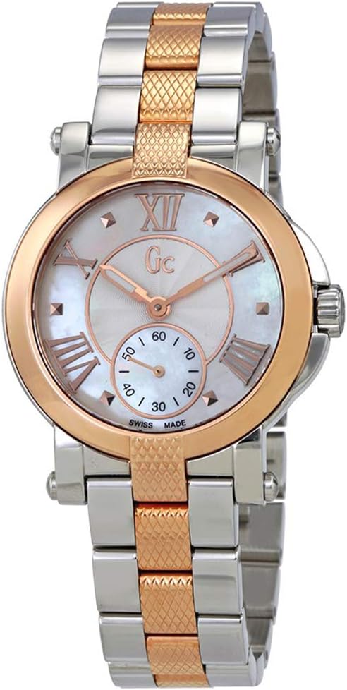 Guess Collection GC Demoiselle X50003L1S Ladies 31MM Sapphire Glass Watch, Silver, bracelet