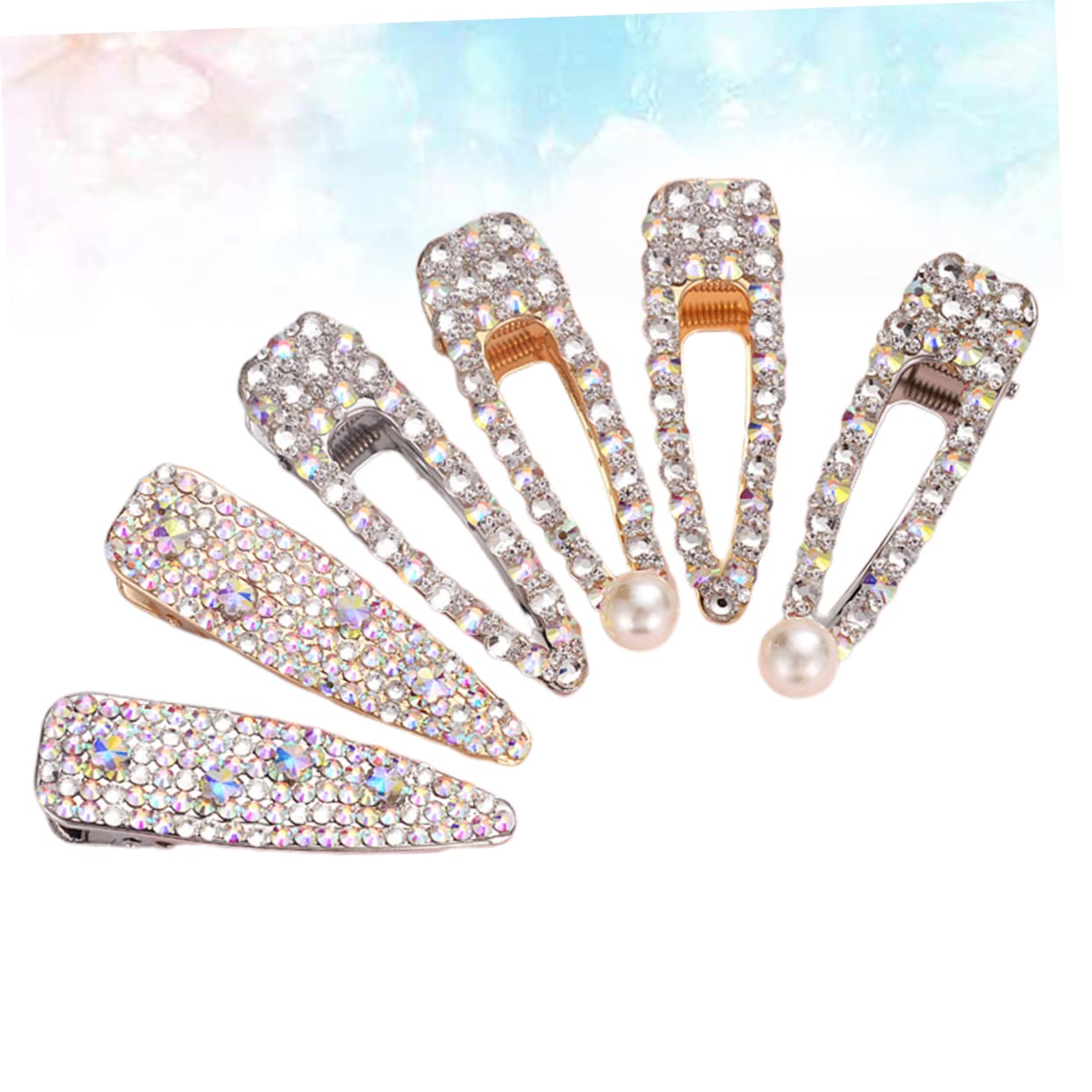 FOMIYES 18stücke Damen Haarspangen Mit Perlen Und Strass Haarklammern Für Mädchen Und Vielseitige Haaraccessoires Für Partys Feiern Und Alltag
