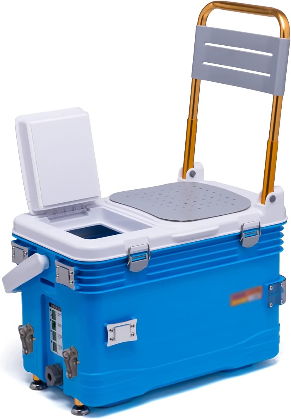 Tool Box, Tackle Box Fishing Box, 2 Lift Legs Wild Fishing Live Bait Fish Storage 23 Liters Fishing Tackle