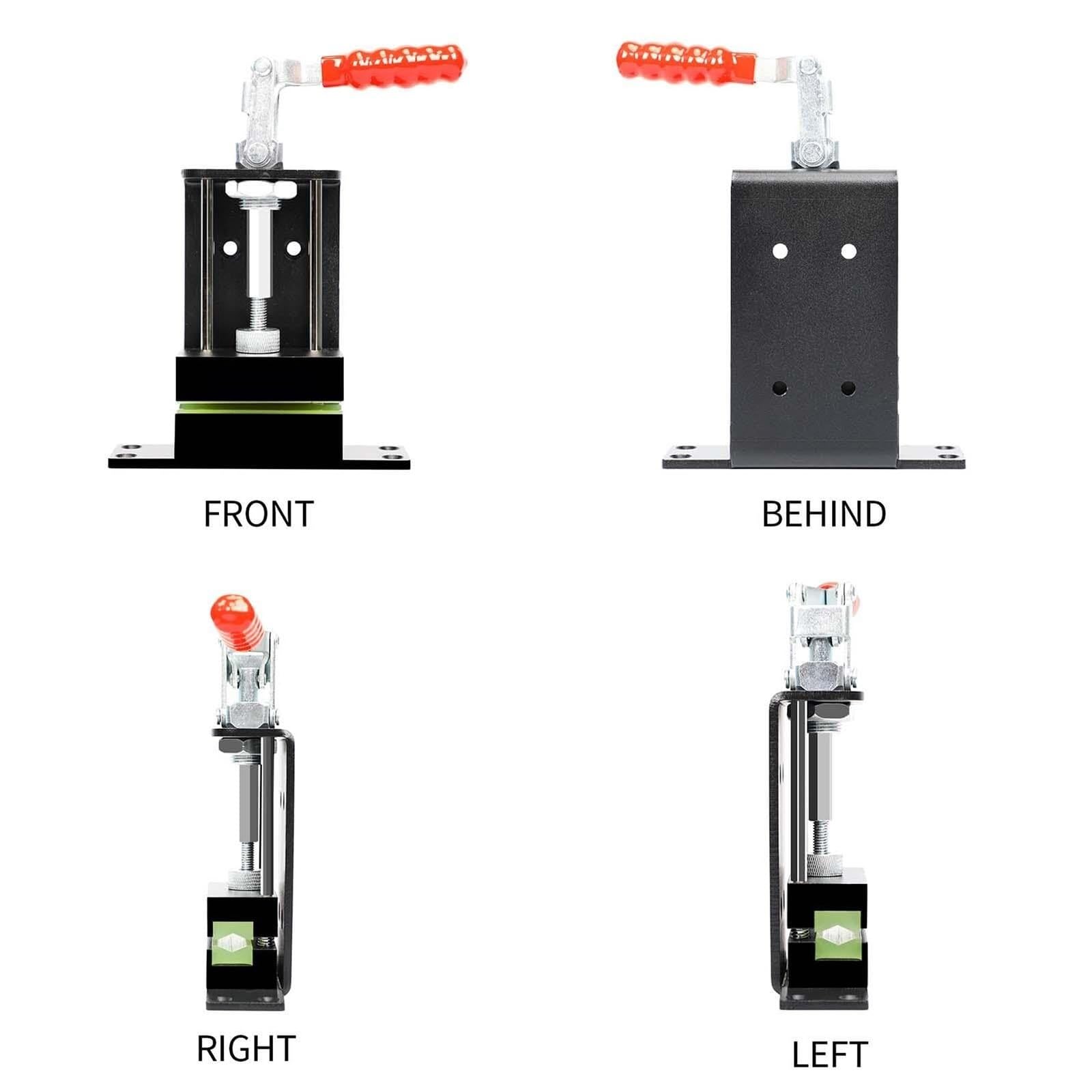 Herramienta de regrip para palos de golf, abrazadera de eje con tornillos, estación de agarre profesional para palos de golf, reemplazo rápido y abrazadera de fijación para golfistas, fácil agarre y
