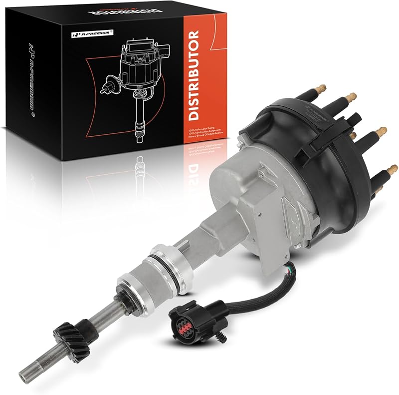 Distribuidor de ignição A-Premium com tampa e rotor para Ford V8 5.0L – 7 pinos