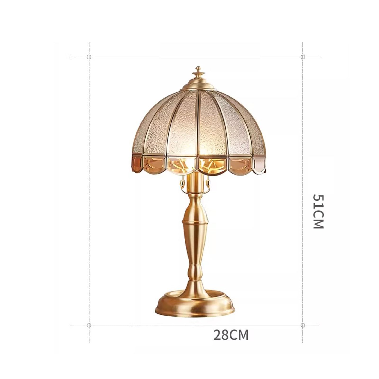Affascinante Lampade da tavolo in cristallo for camera letto in ottone pieno di lusso vintage leggere Ambiente regalo for principale Arredamento per la casa(Dimmer)