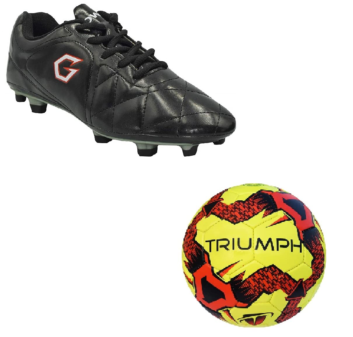 Football PVC Boss Yellow with Gowin Football Shoe Mercury Black Size-3-image-43