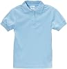 unik Girl's Uniform Polo Shirt Short Sleeve White Navy Sky Blue Red Green Pink