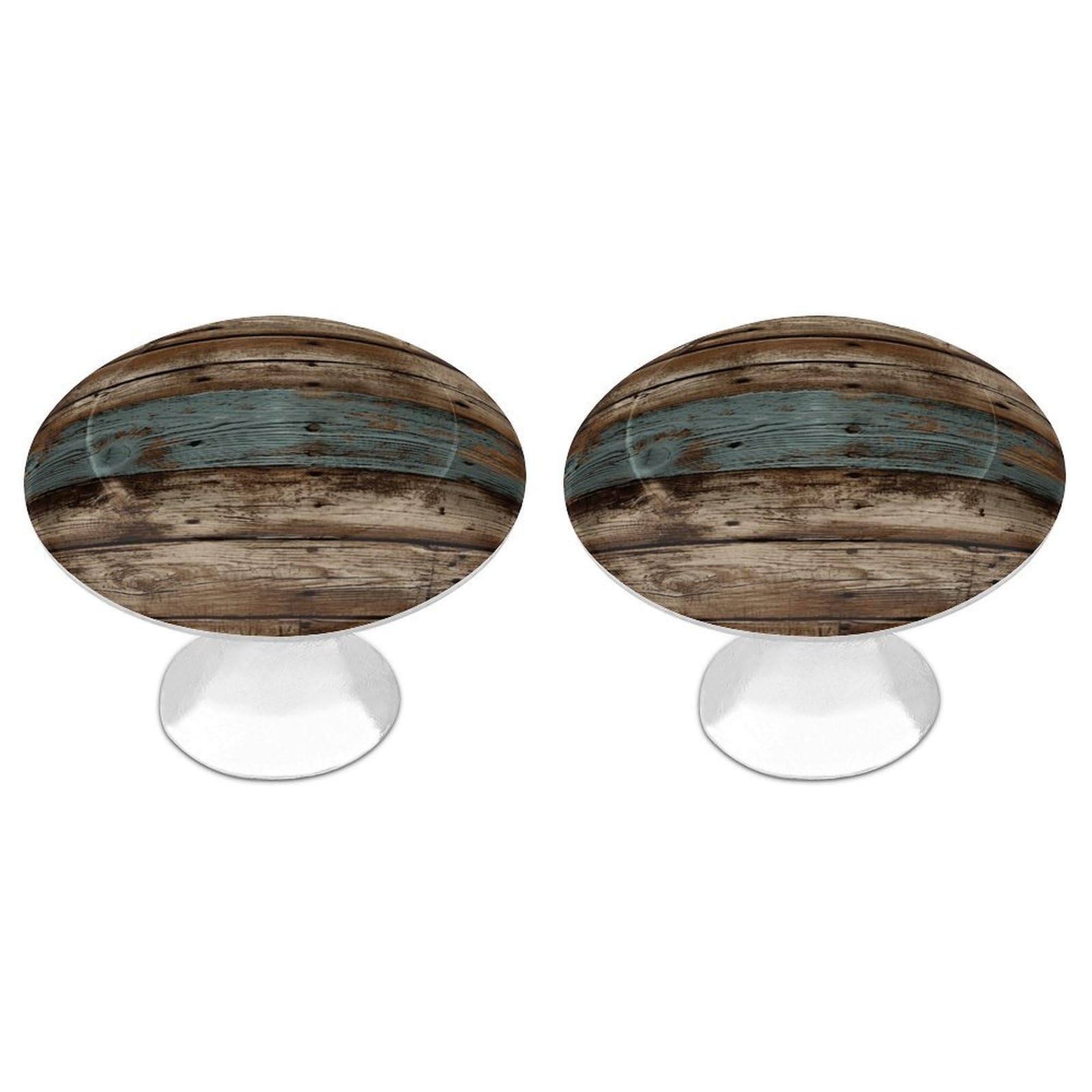 Vstadank Style Rustic Old Barn Wood Cabinet Knob 2 Pack Round Drawer Pull Kitchen Cabinet Hardware Stainless Steel Dresser Drawer Knob Simple Cabinet Pull For Dresser Closet Door Knobs Cupboard
