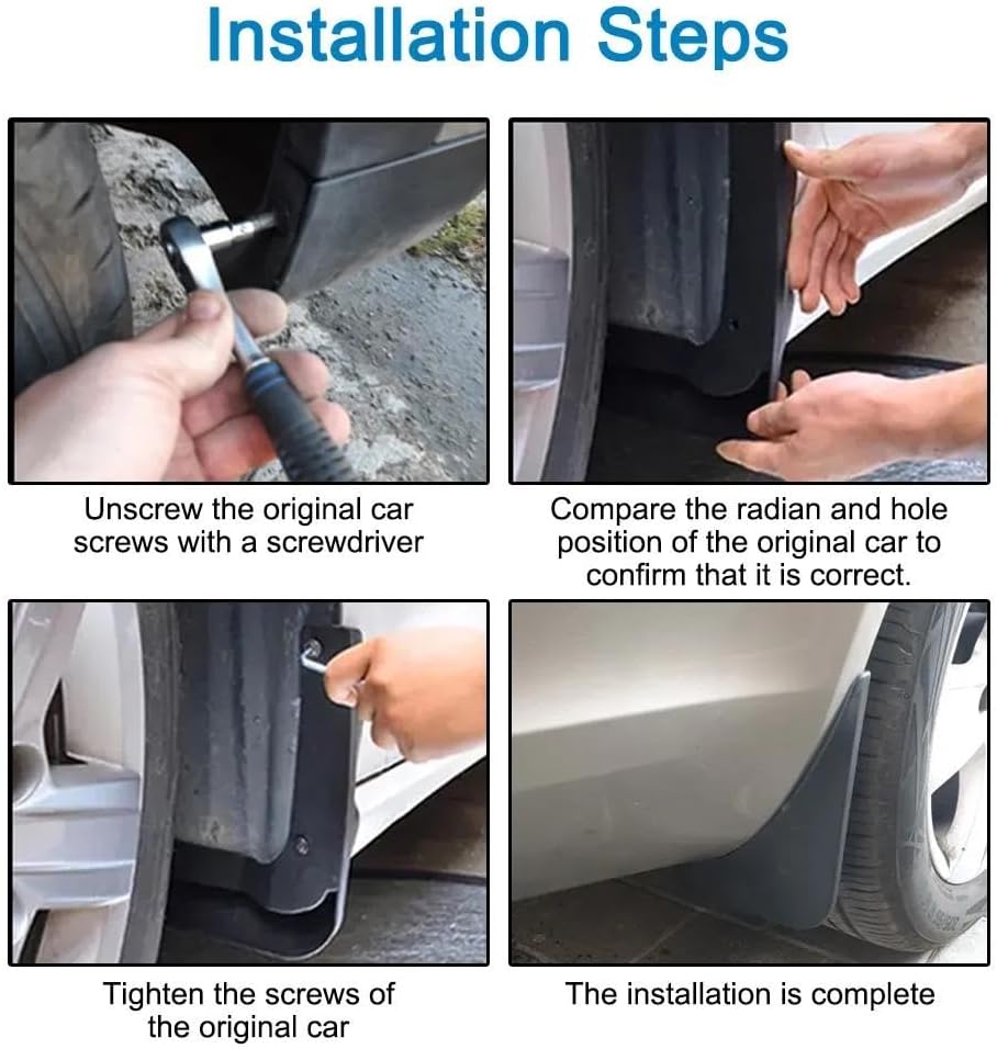 車用マッドフラップ 4 個マッドガードフロントリアフェンダー車の泥フラップシュコダ用オクタビア A5 2005-2013 カーアクセ