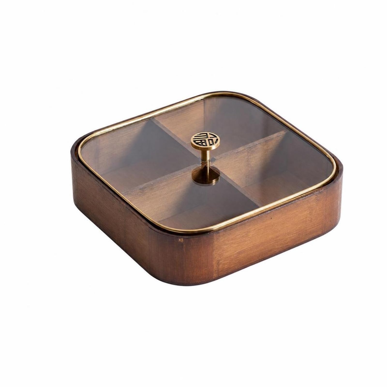 Caja con Tapa Estilo, Style to 3, 25 × 25 × 6 Cm
