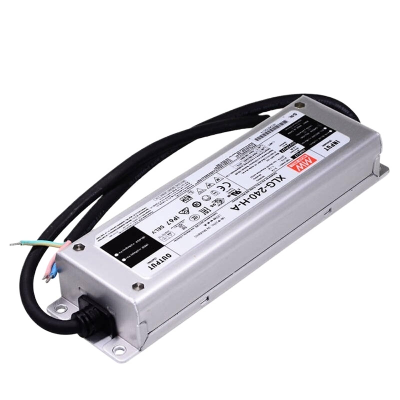 FCARUMIQP XLG-240-H-A Constant Power Mode LED Lighting Driver Buit-in Active PFC Function AC-DC Water Proof IP67