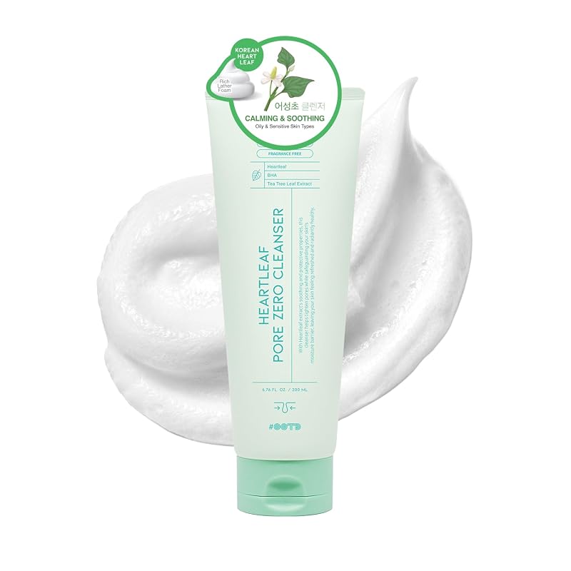 #OOTD Limpador facial em gel HeartLeaf Deep Pore Zero Foam, 200 mL