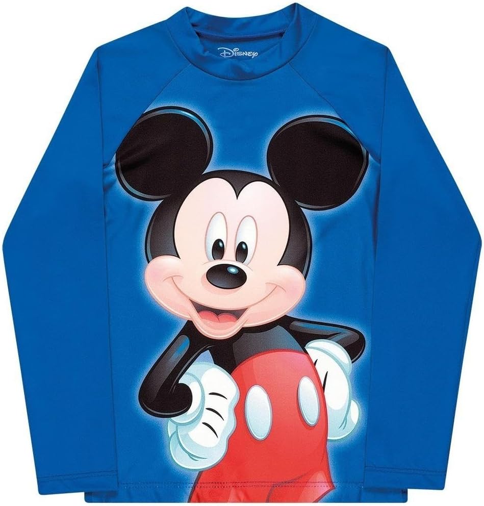 Camiseta Blusa Camisa Proteção Solar Uv 50 Infantil Mickey