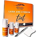 ARYANA NEW YORK Lash and Brow kit, Up to 10 applications, Black and Brown with Brow brush