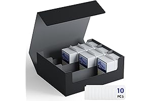 Trading Card Storage Box for TCG, Yugioh and Sports Cards, PU Leather...