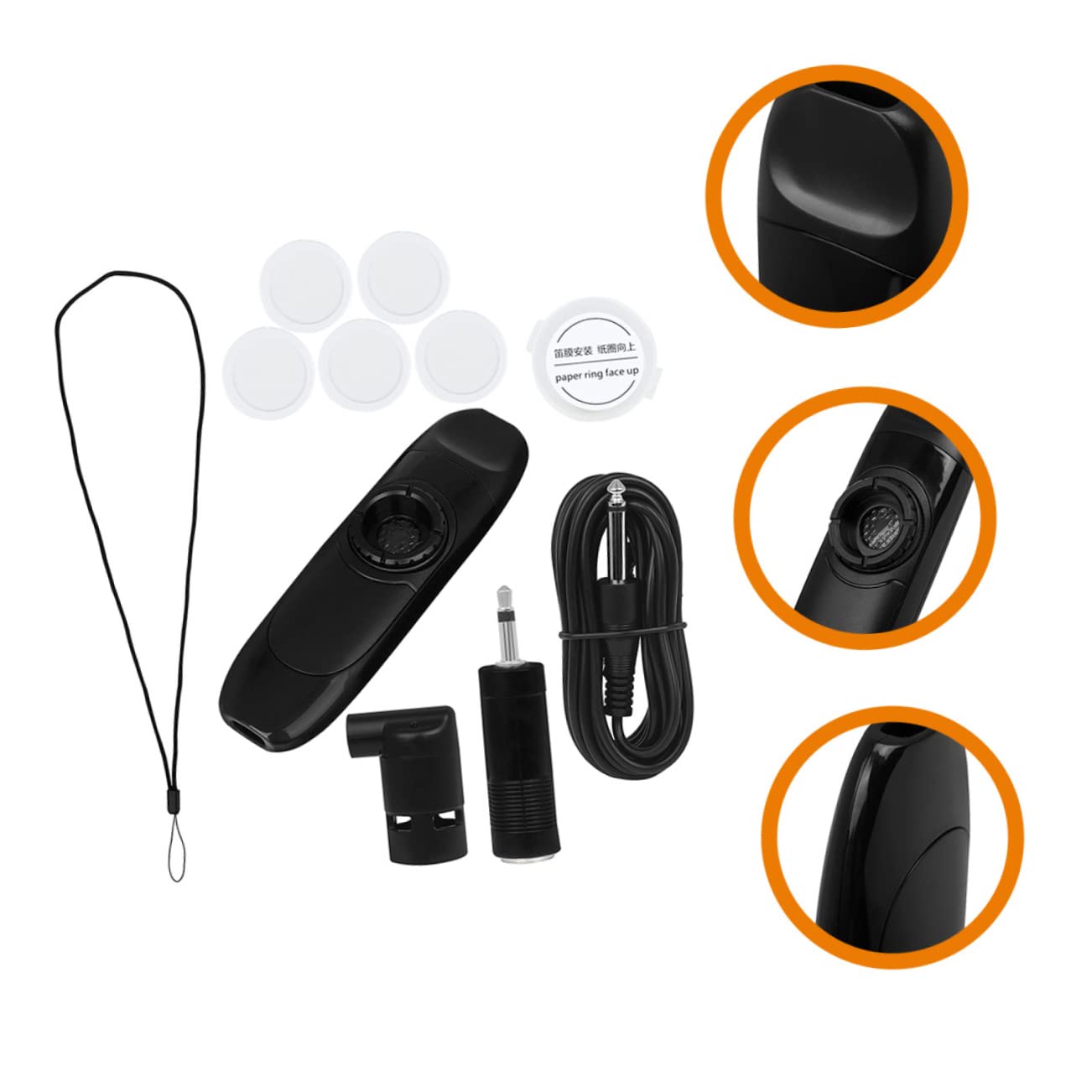 Toyvian 2piezas Kazoo Profesional Eléctrico Para Niño Niña y Adultos Instrumento Musical Fácil De Aprender Para Acompañar Guitarras y Violines Diseño y Ónix